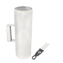 Stainless Steel Guiro with Scraper Percussion Instrument Musical TraininO`US