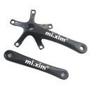 Road Mountain Bike Crank Arm Set, Aluminum Alloy 130mm BCD Bicycle S ingle