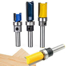 3pcs Shank Bearing Flush Trim Pattern Router Bit Woodworking Milling Cutt SQV