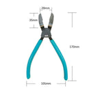 Plastic rivet fastener clamp removal pliers trim clamp steel pliers carbon R9B1