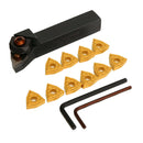 WWLNR1616H08 Lathe Turning Toolholder 100mm + Carbide Inserts With Wrench Kit