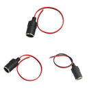 3x 12V 10A Female Car Cigar Cigarette Lighter Socket Plug Connector Adapter