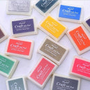 15Pcs / Lots of 15Colors Large DIY Scrapbook Stamps Ink Retro Crafts Color