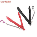 Plastic Fishing Pliers Gripper Fish Clamp with Lock Spring AU Lanyard Switc C2Y4