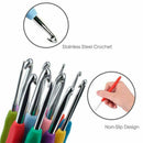 41 Pack Crochet Hooks Set,Knitting Accessories Tools with Case,Plastic + al