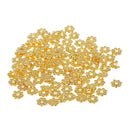 100x Daisy Flower Spacer Beads Necklace DIY Loose Beads Jewelry Making Findings