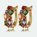 Charm Fashion Women Lady Elegant Crystal Rhinestone Ear Stud Earrings Jewelry H