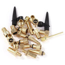 24pcs/set Aluminum Alloy Bicycle Valve Conversion Nozzles Valve Adapter Kit