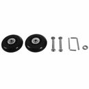 2set 60X18mm Luggage Suitcase / Inline Outdoor Skate Replacement Wheels Bla