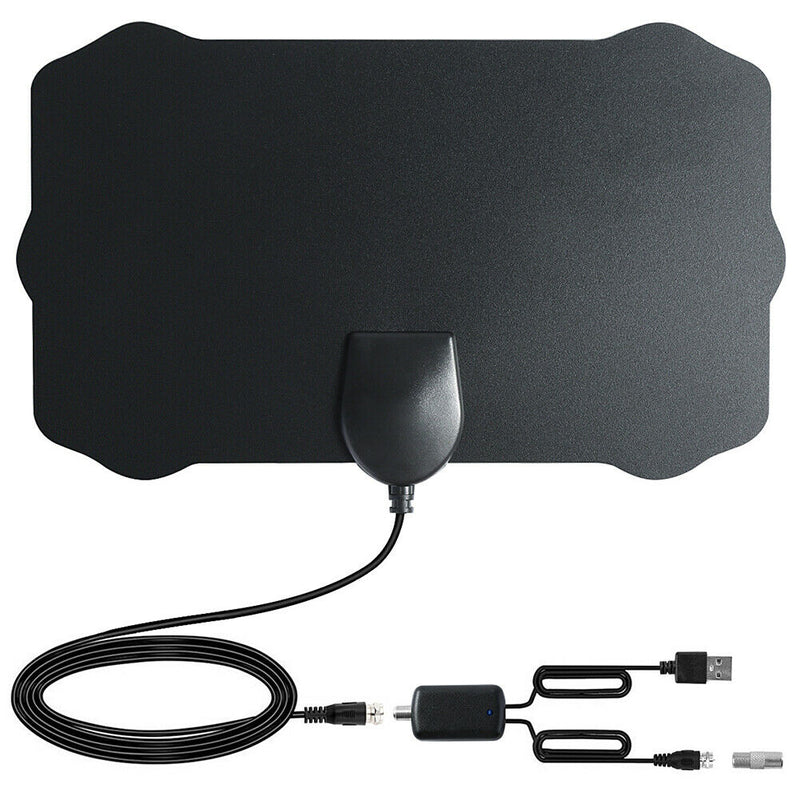 Amplifier 1080P Ultra Thin TV Antenna Home Free Channel Multi-directional HDTV