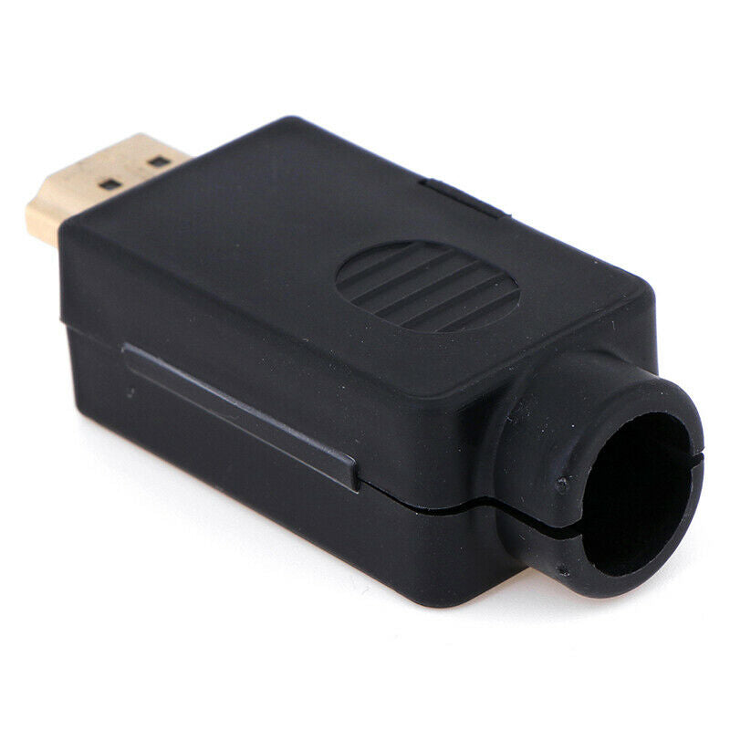 HDMI Male 19P Plug Breakout Terminals Solderless Connector With Cover pwATAU Gw