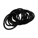 12pcs Women Elastic Hair Tie Band Rope Ring Ponytail Holder Nylon Black I9W5