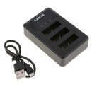NP-BX1 Battery 3-Channel USB Charger Cradle for Sony Cyber-Shot DSC-RX100