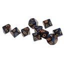 10pcs 10 Sided Dice D10 Polyhedral Dice for Dungeons and Dragons Table Games Red