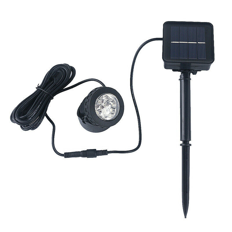 Solar Powered 6 LED Outdoor Garden Landscape Yard Spot Light Lawn Lamp Spo OQJ