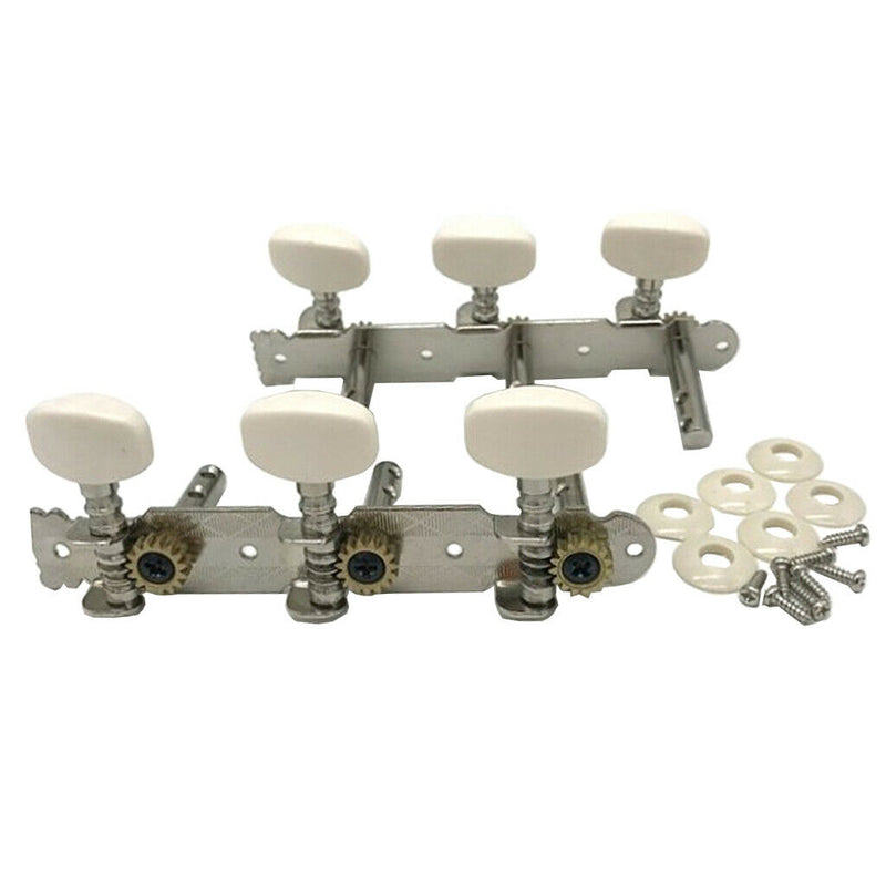 2pcs Aoustic Guitar String Tuning Pegs Keys Beige Button for Guitar Parts