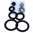Fashion Geometric Long Earring Drop Earrings Multiple Round Circle Acrylic  X8O8