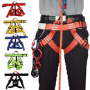 Climbing Harness,Safe Seat Belts for Tree/Rock Climbing Training Caving Red