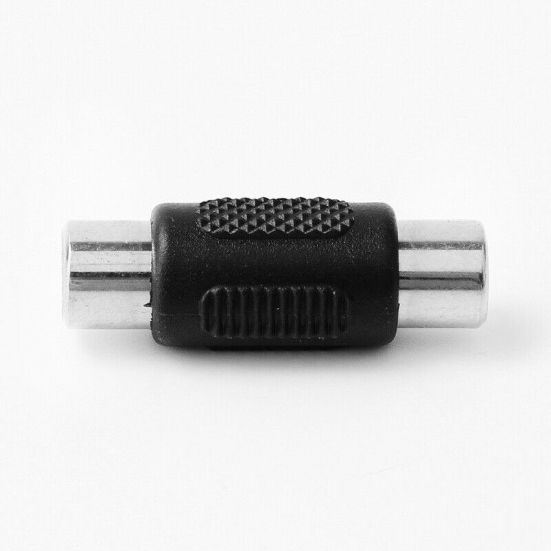 10 Pack Lot Female to Female AV Audio Video RCA Coupler Joiner Component A QZJ