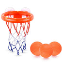 Mini Ball Frame Basketball Hoop w/ Suction Cup Balls Set For Baby Kids Bath Toys
