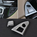 Chrome Interior Armrest Switch Trim Button Cover fit for BMW 5 F10 F18 11-16 Hf