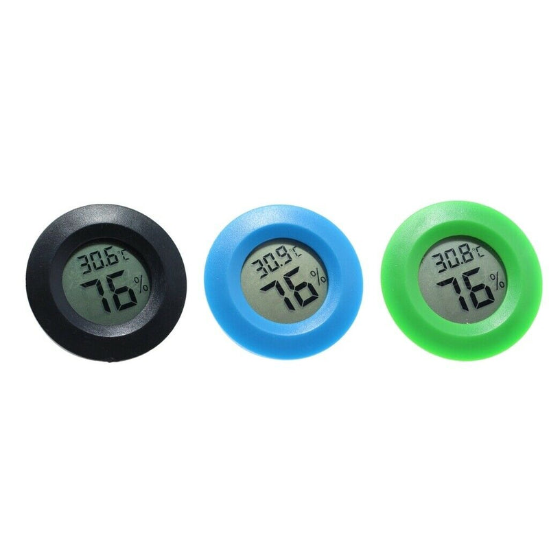 3x Reptile Habitat Thermometer Humidity