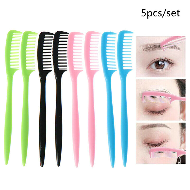 5pcs/set Extension Plastic Brush Eyelash Eyebrow Comb Lift Curl Eye Makeup CBSE