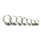 60pcs Stainless Steel Hose Clamp 6-38mm Range Worm Gear Fuel Line Clamp K1B