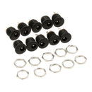 10PCS Premium DC 5525 Power Jack Socket with 10pcs Screw & 10pcs Nuts Kits