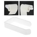 Acrylic Toilet Roll Holder Wall Mounted Paper Holder for Bathroom Accessary