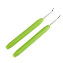 2x Soft Plastic Bending Handle Weave Handcraft Crochet Hooks Knitting Needles JR