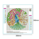 5D DIY Full Drill Diamond Painting Peacock Cross Stitch Embroidery Kits