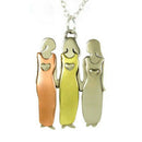 Necklace Best Friends Pendant Necklace Two Sisters