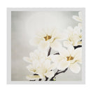 Wall Artwork White Blossom Canvas Wall Art Scenic Oil Painting 40x40cm