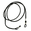 Black PU Leather Non-slip Eyeglasses Chain Holder Necklace Glasses Sunglasses
