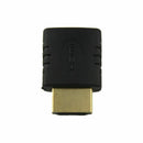 Fasdga HDMI adapter 90 degree right angle L - type (bottom)black A9H3