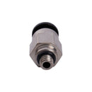 10Pcs 5mm Male Thread 4mm Push In Joint Pneumatic Connector Quick Fittings A1T7
