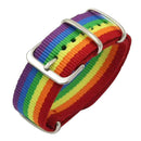 Minimalistischer Regenbogen Lesben Armband Weben Paar Freundschaftsarmband A6N5