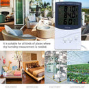 Device Thermometer Greenhouse Gardening Tools Digital Temperature Acc Scree L1X8