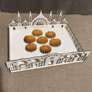 DIY Dessert Serving Tray Eid Mubarak Ramadan Party Pastry Dessert Holder Plate