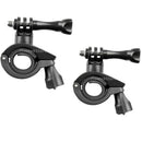 2x Rotatable Adjustable Motor Cycle Holder Cradle for Sports Cameras Clamp