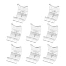 8PCS New Translucent Lighter Collectors Display Stand Case Bracket Durable