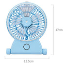 Hot Water Mist Fan for Summer Usb Rechargeable Humidifier Fan with Lithium