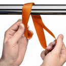 1x Soft Loop Tie Down Straps Ratchet Towing Cargo ATV Motorcycle 600LBS OrangeME
