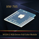 WS2812 RGB Driver Full Color Module Expansion Learning Board DIY Kit for D1 MINI