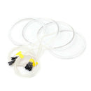 4Pcs 12V Led Angel Eyes White Light Headlight Lamp Rings For Bmw E36 E38 E3