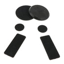 Longboard Replacement Glove Palm Pucks Blocks Slider Puck Set Protect Black
