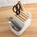 1X(Home Draining Storage Holders Tray Dish Fork Spoon Organizer Chopsticks