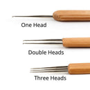 Crochet Hook Dreads Crochet Needle 3Pcs/Set(1 Hook,2 Hook,3 Hook) 0.75Mm Do T6L5