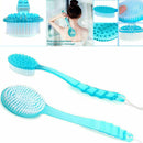 2Pcs Back Scrubber Bath Brush With Long Handle Skin Massage Health Car ZZJ